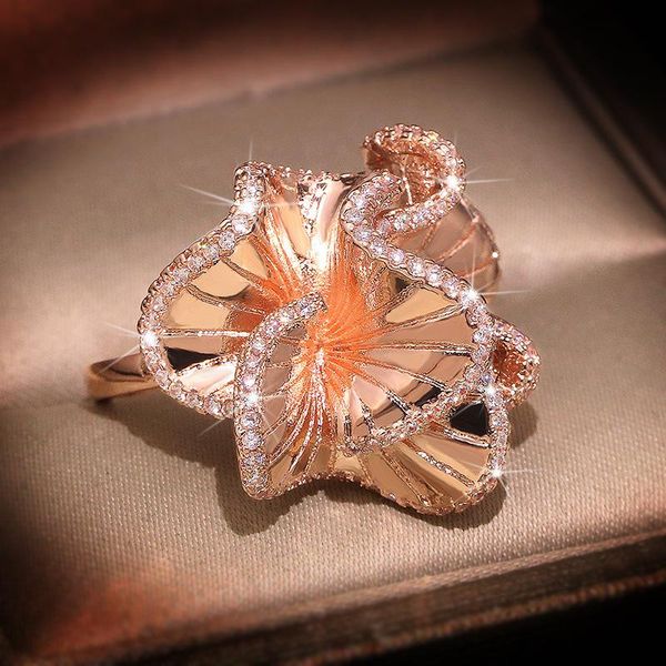 wedding rings elegant camellia flower zircon for women luxury rose gold color crystals engagement bridal ring trendy jewelry, Slivery;golden
wedding rings elegant camellia flower zircon for women luxury rose gold color crystals engagement bridal ring trendy jewelry, Slivery;golden