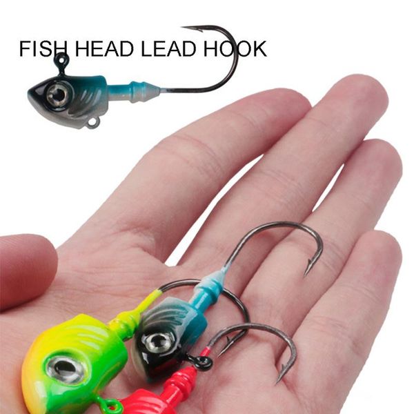 fishing hooks 3 pcs sea lake hook 15g/20g clamp head multicolor tackle bait lead accessories
fishing hooks 3 pcs sea lake hook 15g/20g clamp head multicolor tackle bait lead accessories