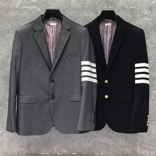 men's suits & blazers fashion 2021 brand formal blazer men british casual suit jacket spring autumn single breasted striped wool coat, White;black
men's suits & blazers fashion 2021 brand formal blazer men british casual suit jacket spring autumn single breasted striped wool coat, White;black