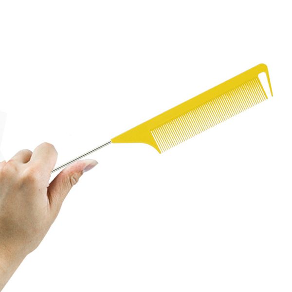 styling pointed-tail combs fine-tooth comb metal pin anti-static plastic comb salon stylings hairdressing tools vtm peine fino, Silver
styling pointed-tail combs fine-tooth comb metal pin anti-static plastic comb salon stylings hairdressing tools vtm peine fino, Silver