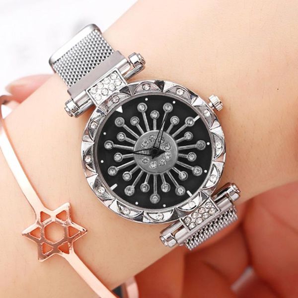 wristwatches creative whirling dial magnet watches women luxury diamond quatrz wristwatch casual ladies relogio feminino, Slivery;brown
wristwatches creative whirling dial magnet watches women luxury diamond quatrz wristwatch casual ladies relogio feminino, Slivery;brown