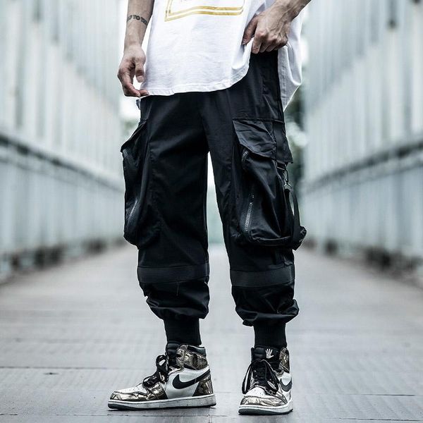 men's pants cargo black men hip hop tactics joggers harajuku streetwear loose ankle-length pant multi-pocket male bb44
men's pants cargo black men hip hop tactics joggers harajuku streetwear loose ankle-length pant multi-pocket male bb44