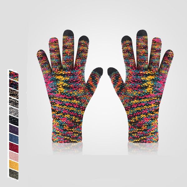 20 colors winter touch screen gloves chenille warm cable knit 3 touchscreen fingers texting elastic cuff thermal glove, Blue;gray
20 colors winter touch screen gloves chenille warm cable knit 3 touchscreen fingers texting elastic cuff thermal glove, Blue;gray