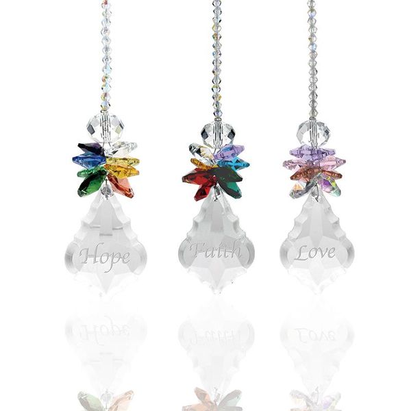 h&d pack of 3 chakra crystal angel suncatcher with clear baroque prisms rainbow maker window hanging collection gift
h&d pack of 3 chakra crystal angel suncatcher with clear baroque prisms rainbow maker window hanging collection gift