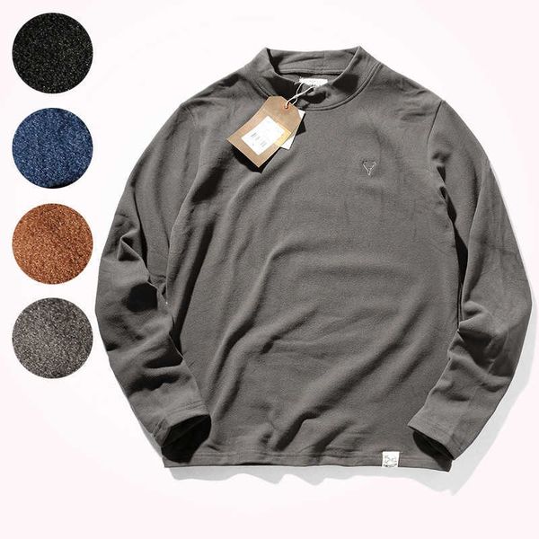 men's double-sided velvet t-shirt, autumn and winter, comfortable, lapel, piece, long sleeve, high collar, embroidered t-shirt, Black
men's double-sided velvet t-shirt, autumn and winter, comfortable, lapel, piece, long sleeve, high collar, embroidered t-shirt, Black