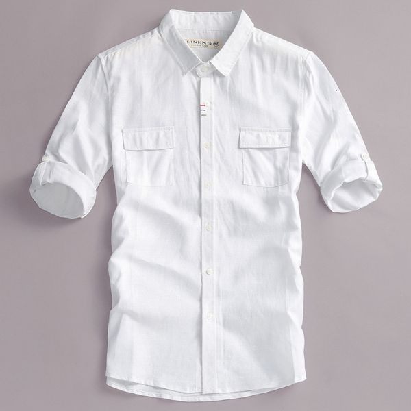 2021 new summer and autumn linen half- sleeve cotton men white solid shirt mens brand clothing male shirts camisa z8dh
2021 new summer and autumn linen half- sleeve cotton men white solid shirt mens brand clothing male shirts camisa z8dh