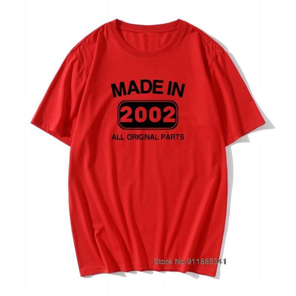 men's t-shirts unique made in 2002 19 years birthday print t-shirt hip hop creative short sleeve pre-cotton retro graphic t shirts men, White;black
men's t-shirts unique made in 2002 19 years birthday print t-shirt hip hop creative short sleeve pre-cotton retro graphic t shirts men, White;black