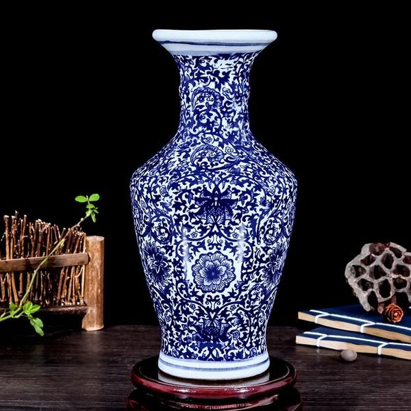 vases ceramic vase blue and white porcelain decoration ornament wine cabinet living room chinese crafts decorative
vases ceramic vase blue and white porcelain decoration ornament wine cabinet living room chinese crafts decorative