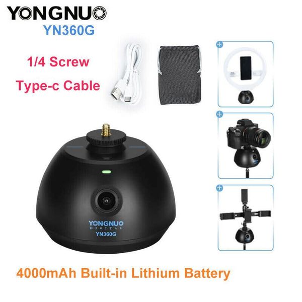 yongnuo yn360g smart tracking tripod 360°rotation auto face/body/object tracking shooting holder video/vlog shooting for phone
yongnuo yn360g smart tracking tripod 360°rotation auto face/body/object tracking shooting holder video/vlog shooting for phone