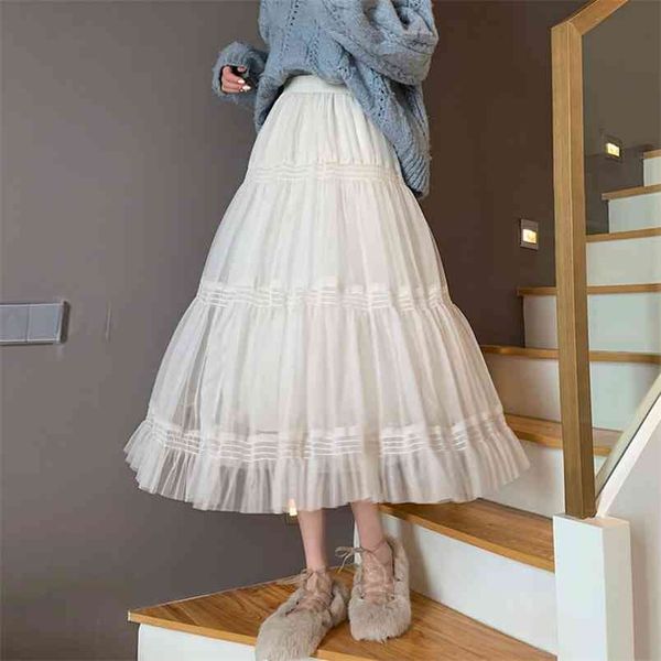 summer puff skirt simple elastic high waist thin cake casual all-match women a-line pleated 210527, Black
summer puff skirt simple elastic high waist thin cake casual all-match women a-line pleated 210527, Black