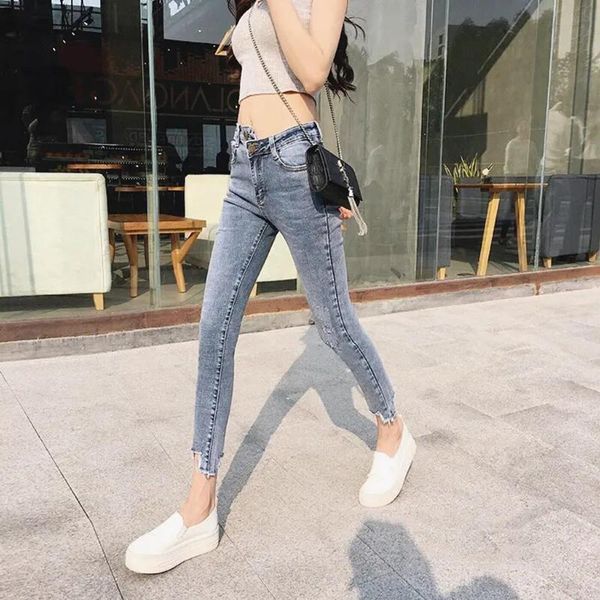 women's jeans chic plus size women denim pants spring autumn elastic high waist korean harajuku casual female all-match trousers, Blue
women's jeans chic plus size women denim pants spring autumn elastic high waist korean harajuku casual female all-match trousers, Blue