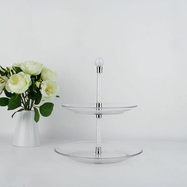 dishes & plates 2021 elegant crystal dessert plate double layer cake tray dinner service holder beautiful wedding table centerpiece
dishes & plates 2021 elegant crystal dessert plate double layer cake tray dinner service holder beautiful wedding table centerpiece