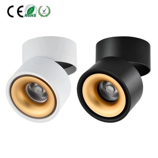 led downlights surface mounted cob ceiling lamps dimmable 10w 12w 15w 18w foldable 360° rotatable background track spot light
led downlights surface mounted cob ceiling lamps dimmable 10w 12w 15w 18w foldable 360° rotatable background track spot light