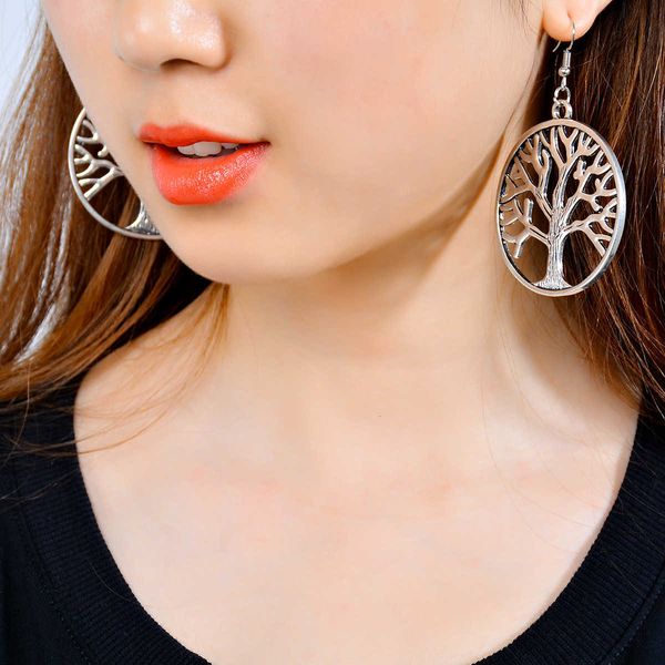 jewelry fashion style personality exaggeration alloy creative tree earrings b1018, Silver
jewelry fashion style personality exaggeration alloy creative tree earrings b1018, Silver