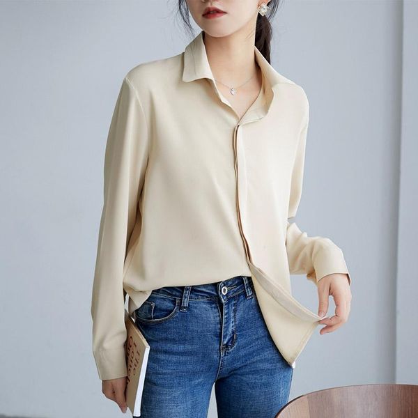 new chic casual loose chiffon shirts women's blouse office lady 2021 spring blouses women long sleeve blusas mujer, White
new chic casual loose chiffon shirts women's blouse office lady 2021 spring blouses women long sleeve blusas mujer, White