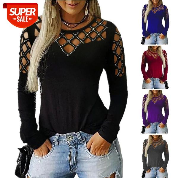 women's autumn and winter fashion hollow iron drill crew neck long sleeve t-shirt 2020 new street pullover plus size #ke3a, White
women's autumn and winter fashion hollow iron drill crew neck long sleeve t-shirt 2020 new street pullover plus size #ke3a, White