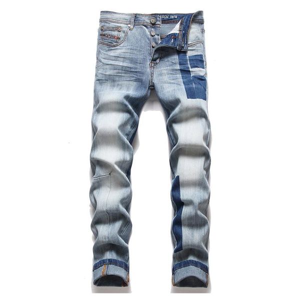 men's jeans kiovno men ligh blue stretch pants streetwear washed straight denim trousers bottoms solid color
men's jeans kiovno men ligh blue stretch pants streetwear washed straight denim trousers bottoms solid color
