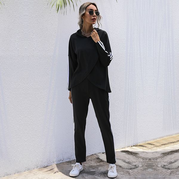 2021 striped hoodies set autumn winter fashion irregular trousers tracksuit for women new casual 2 pieces sets rp55, Gray
2021 striped hoodies set autumn winter fashion irregular trousers tracksuit for women new casual 2 pieces sets rp55, Gray