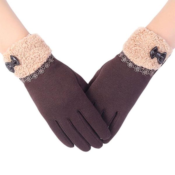 five fingers gloves female soft glove with bowknot winter outdoors cold proof touch screen plush keep warm windproof cotton wind, Blue;gray
five fingers gloves female soft glove with bowknot winter outdoors cold proof touch screen plush keep warm windproof cotton wind, Blue;gray