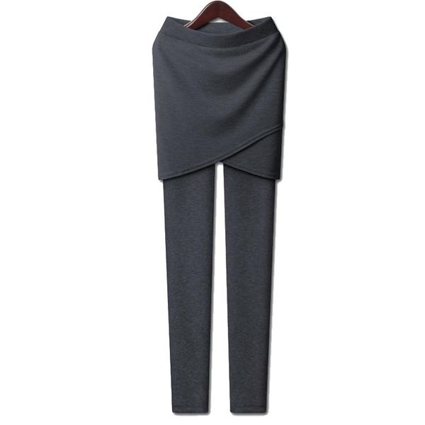 women's leggings women super elastic plus size cotton asymmetrical legging split skirt 5xl, Black
women's leggings women super elastic plus size cotton asymmetrical legging split skirt 5xl, Black