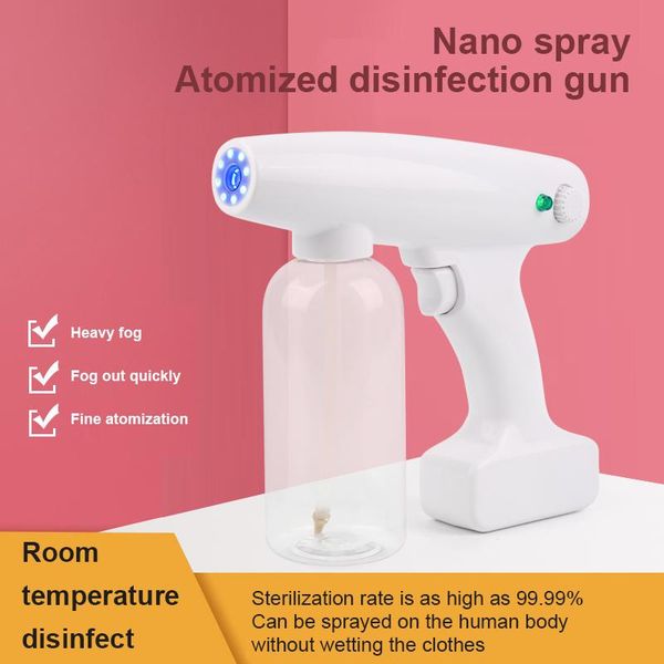 watering equipments 500ml wireless electric disinfection sprayer can disinfect blue nano steam spray gun for home office
watering equipments 500ml wireless electric disinfection sprayer can disinfect blue nano steam spray gun for home office