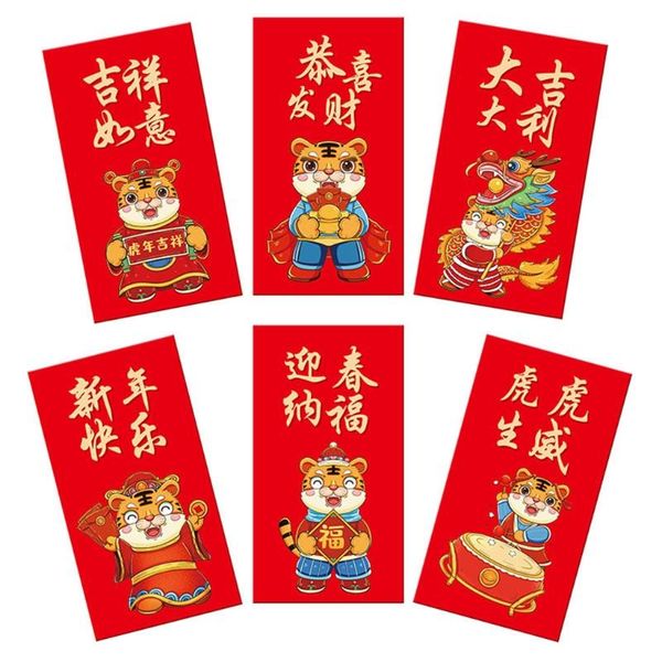 gift wrap h051 6pcs 2022 chinese zodiac year red envelopes cute tiger lucky money pockets hongbao spring festival party supplies
gift wrap h051 6pcs 2022 chinese zodiac year red envelopes cute tiger lucky money pockets hongbao spring festival party supplies