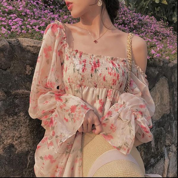 2021 brand new summer dress square neck long sleeve floral dress cute lolita style chiffon midi dress sweet girls vestidos, Black;gray
2021 brand new summer dress square neck long sleeve floral dress cute lolita style chiffon midi dress sweet girls vestidos, Black;gray