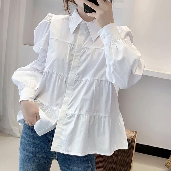 vonda women blouses 2021 autumn spring solid shirts casual loose long sleeve busas office shirts feminina plus size s-5xl, White
vonda women blouses 2021 autumn spring solid shirts casual loose long sleeve busas office shirts feminina plus size s-5xl, White