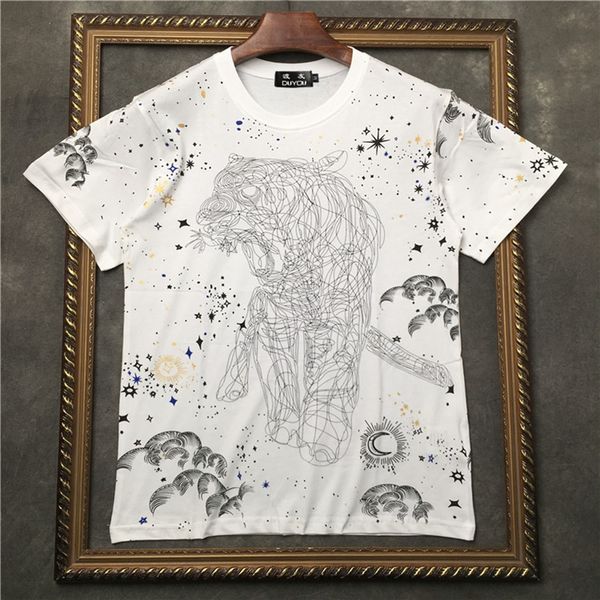 2021 new barrett men's short-sleeved t-shirt black white sketch prairie lion print women t shirts|streetwear 2191001533 6kn7, White;black
2021 new barrett men's short-sleeved t-shirt black white sketch prairie lion print women t shirts|streetwear 2191001533 6kn7, White;black