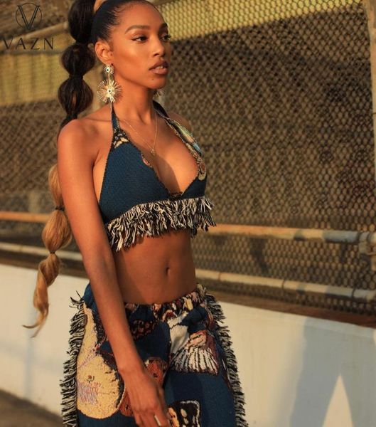 women's two piece pants 2021 fashion summer women holiday style sleeveless strapless short long printed sets, White
women's two piece pants 2021 fashion summer women holiday style sleeveless strapless short long printed sets, White