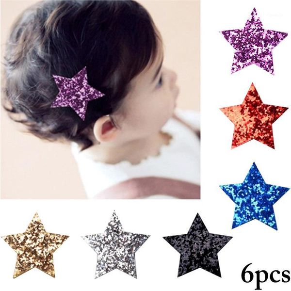 6pcs/set girls alligator hair clips sparkly star pin sequin barrettes for party barrette cheveux enfant accessories, Slivery;white
6pcs/set girls alligator hair clips sparkly star pin sequin barrettes for party barrette cheveux enfant accessories, Slivery;white