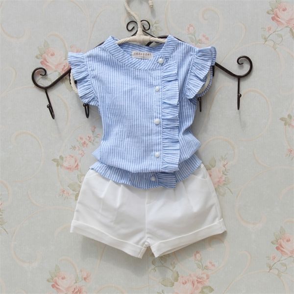 girls blouse summer cotton striped shirt casual blouse girl sleeveless button design shirts for teenager baby girl clothes 210306, White;black
girls blouse summer cotton striped shirt casual blouse girl sleeveless button design shirts for teenager baby girl clothes 210306, White;black