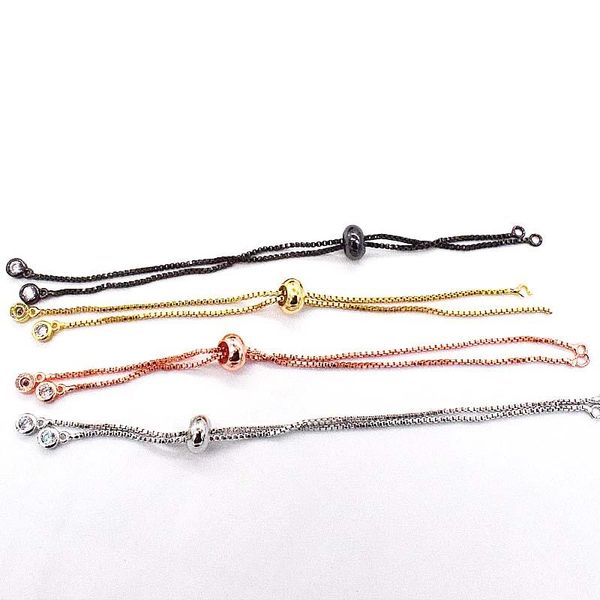charm bracelets 10pcs box chain for bracelet making adjustable accessories diy, Golden;silver
charm bracelets 10pcs box chain for bracelet making adjustable accessories diy, Golden;silver