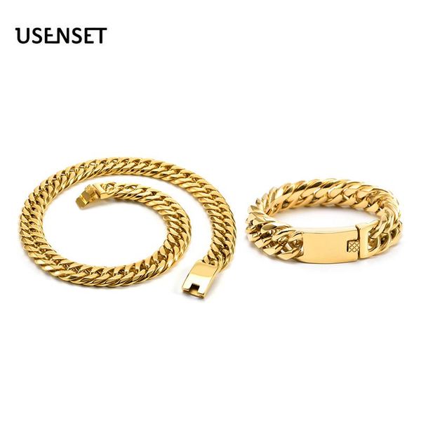 chains 19mm miami cuban link chain stainless steel fashion gold plated necklace for men women party jewelry round thick chainwide ne, Silver
chains 19mm miami cuban link chain stainless steel fashion gold plated necklace for men women party jewelry round thick chainwide ne, Silver