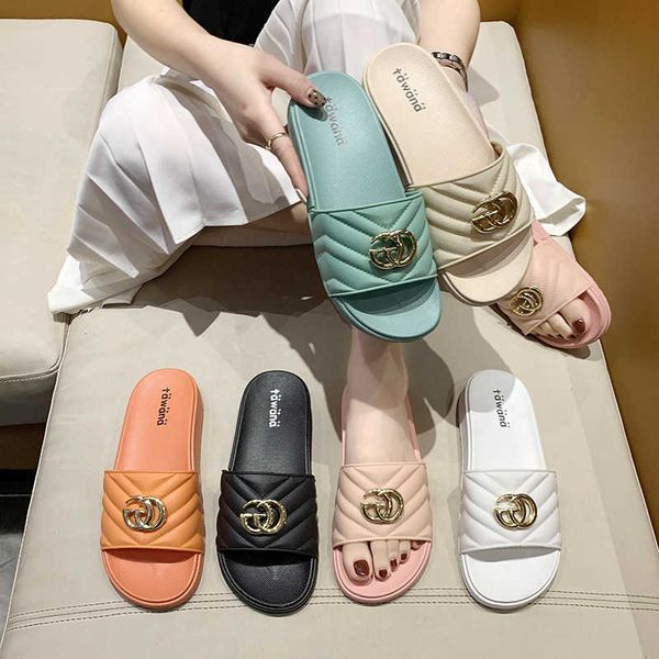 2021 spring fashion flat g button bottom comfortable casual women's flip flops wear sandals outside the beach, Black
2021 spring fashion flat g button bottom comfortable casual women's flip flops wear sandals outside the beach, Black