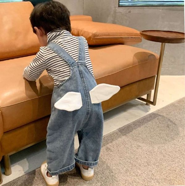 children's suspenders wing jeans spring and autumn boys' pants y85, Blue
children's suspenders wing jeans spring and autumn boys' pants y85, Blue
