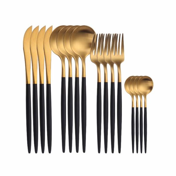 dinnerware sets 16pcs colorful stainless steel cutlery set kitchen mirror black gold tableware western knife fork spoon dinner
dinnerware sets 16pcs colorful stainless steel cutlery set kitchen mirror black gold tableware western knife fork spoon dinner