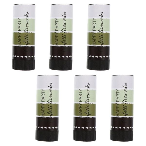 party decoration 6pcs hand-held confetti tubes wedding cannons supplies