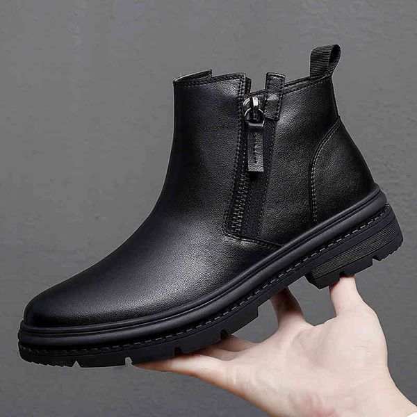 boots man winter chelsea fur warm male casual genuine leather shoes designer men's dress boot handmade zipper business footwear bt, Black
boots man winter chelsea fur warm male casual genuine leather shoes designer men's dress boot handmade zipper business footwear bt, Black