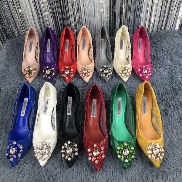 romantic ladies gem crystal flower buckle woman floral lace bridal pumps pointed toe dress shoes rhinestone wedding shoes, Black
romantic ladies gem crystal flower buckle woman floral lace bridal pumps pointed toe dress shoes rhinestone wedding shoes, Black