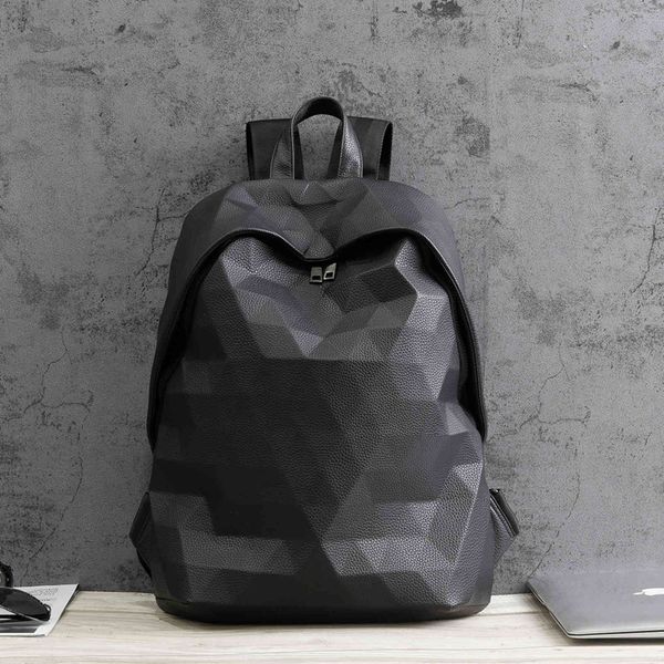 2021 new japanese backpack luminous frosting college schoolbag tide geometry rhombic rubik's cube splicing women's bag
2021 new japanese backpack luminous frosting college schoolbag tide geometry rhombic rubik's cube splicing women's bag
