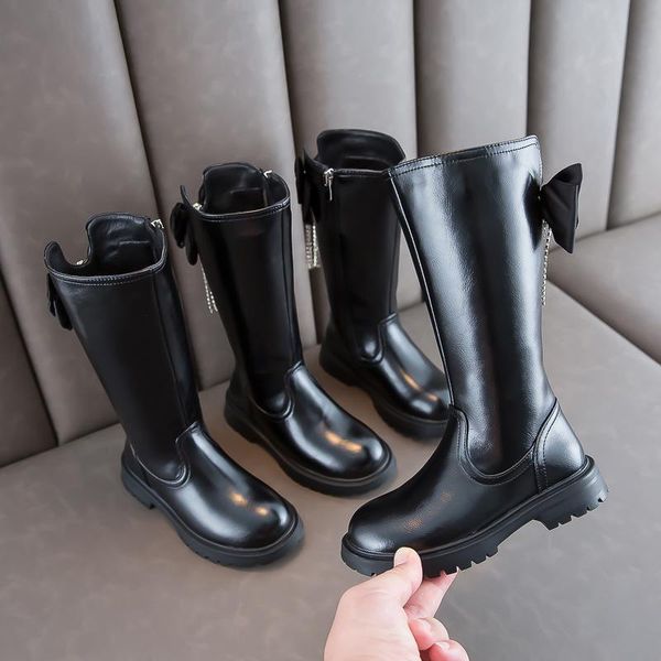boots high for girls princess leather shoes plush fur knee waterproof black kids boot zip bow chaussure enfant, Black;grey
boots high for girls princess leather shoes plush fur knee waterproof black kids boot zip bow chaussure enfant, Black;grey