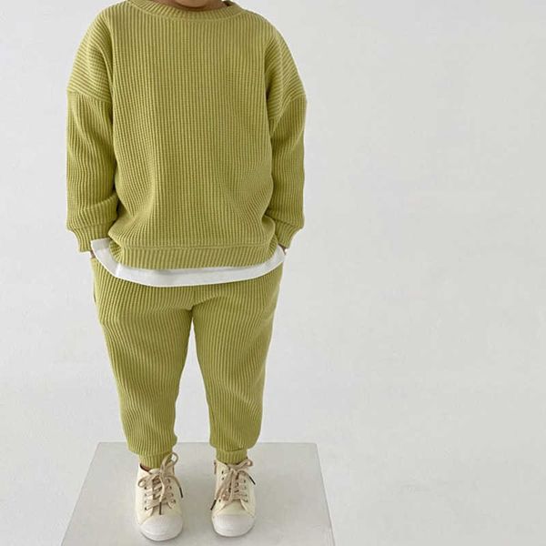 baby boys girls loose tracksuit sets kids korean style cotton knitted pullovers+pants 2pcs clothing sets 2021 spring autmn p0831, White
baby boys girls loose tracksuit sets kids korean style cotton knitted pullovers+pants 2pcs clothing sets 2021 spring autmn p0831, White