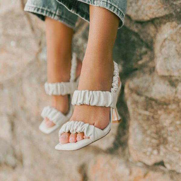 slippers women summer slides designer 2021 fashion pleated female sandals open toe high heels lady pumps dress party shoes, Black
slippers women summer slides designer 2021 fashion pleated female sandals open toe high heels lady pumps dress party shoes, Black
