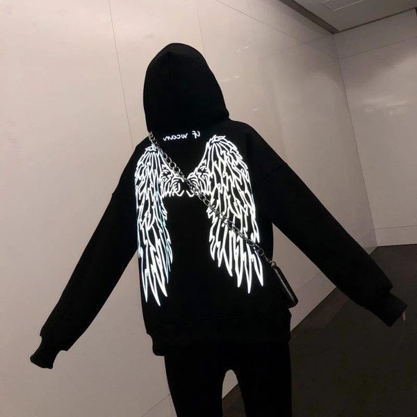 the angel on her back printed letter streetwear in fine reflective male hoodie warm winter female punk hoodies veuy, Black
the angel on her back printed letter streetwear in fine reflective male hoodie warm winter female punk hoodies veuy, Black