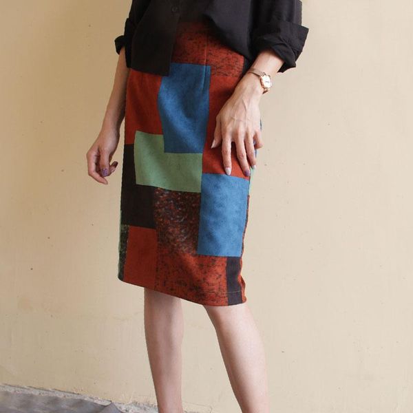 skirts 2021 fashion geometric elegant knee length women pencil s-2xl high waist spring and autumn suede, Black
skirts 2021 fashion geometric elegant knee length women pencil s-2xl high waist spring and autumn suede, Black