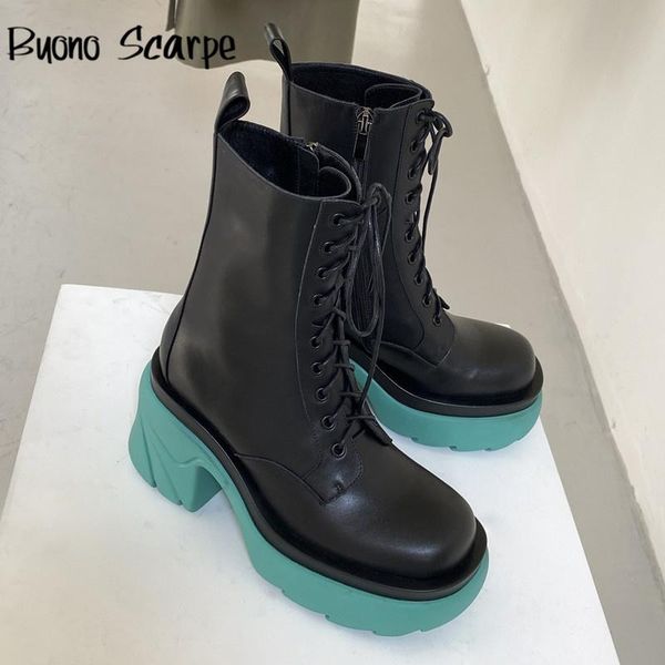 boots 2021 leather chunky heel women ankle flat platform high short lace up zip mixed colors mujer retro botas, Black
boots 2021 leather chunky heel women ankle flat platform high short lace up zip mixed colors mujer retro botas, Black