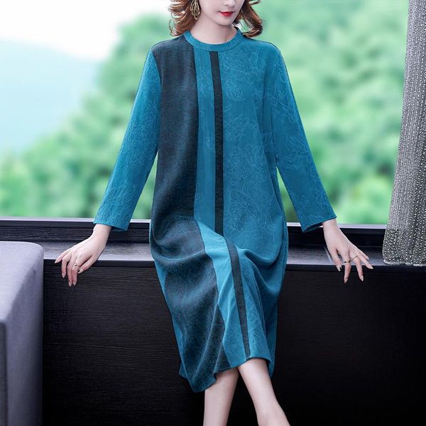 casual dresses spring autum blue mulberry silk jacquard midi dress women korean vintage 5xl plus size losse 2021 elegant, Black;gray
casual dresses spring autum blue mulberry silk jacquard midi dress women korean vintage 5xl plus size losse 2021 elegant, Black;gray