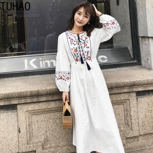 casual dresses tuhao bohemian women autumn loose long sleeve floral boho cotton linen maxi dress vestido ja235, Black;gray
casual dresses tuhao bohemian women autumn loose long sleeve floral boho cotton linen maxi dress vestido ja235, Black;gray