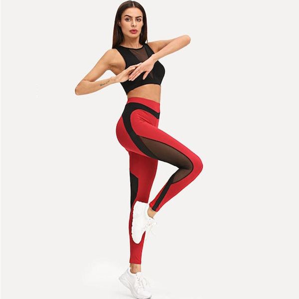 yoga outfits women matching yoga pants plus size personality polyester high waist contrast color cultivate oneself running leggings, White;red
yoga outfits women matching yoga pants plus size personality polyester high waist contrast color cultivate oneself running leggings, White;red